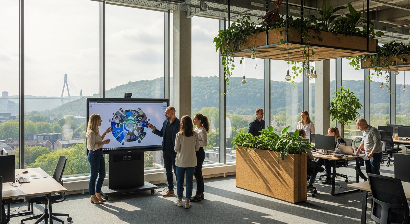 de rijn als innovatiestroom hoe arnhem de werkplek van morgen vormgeeft